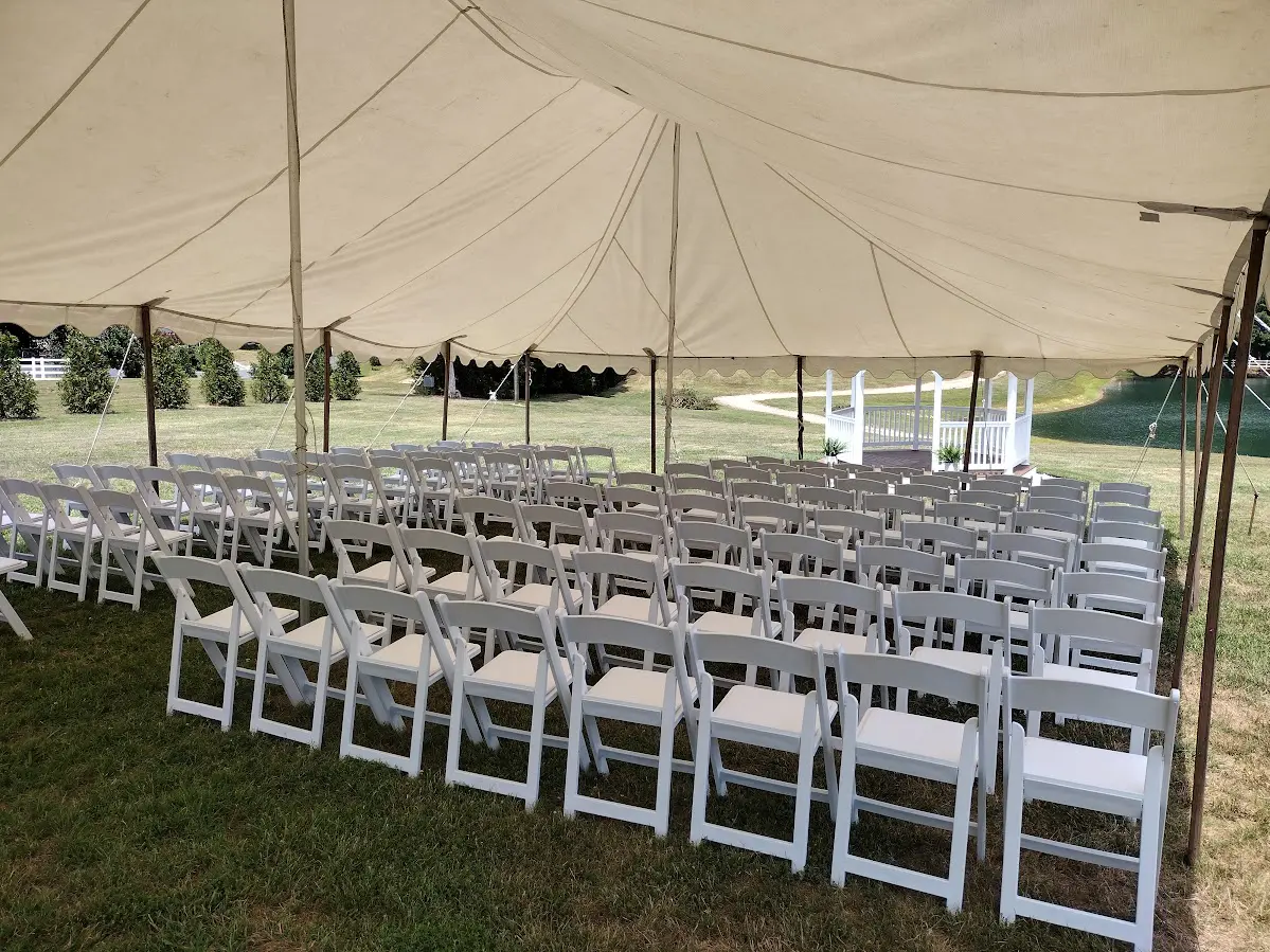 A beautifully organized chairs for a wedding event